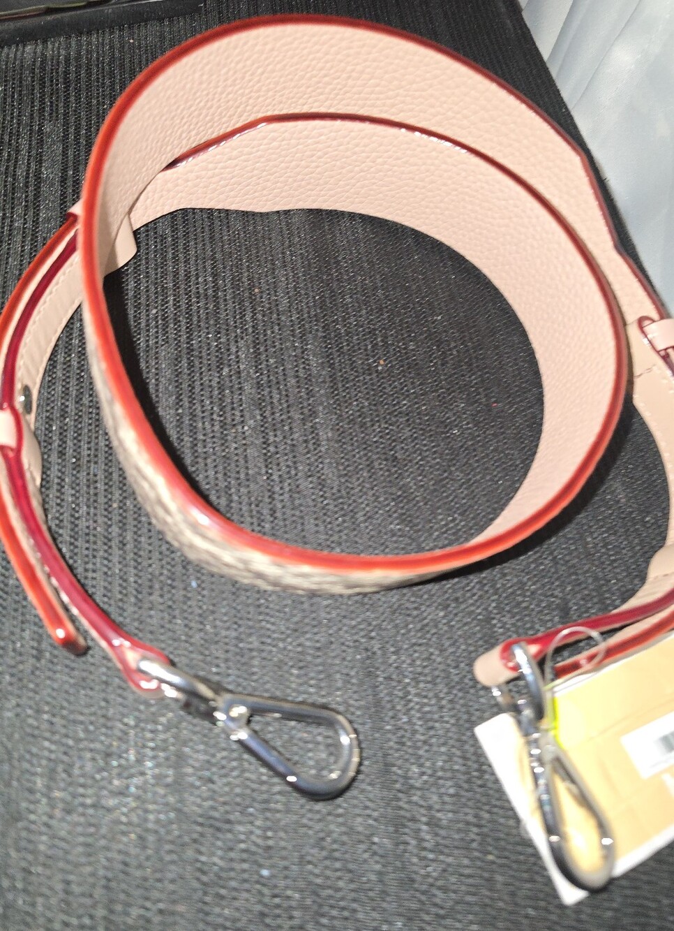 NwTMichael Kors Snake SKIN  Leather Guita  Bag Or  Belt Strap MSRP $99 - Picture 2 of 12